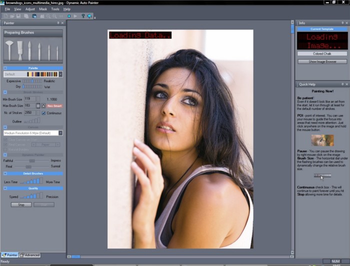 dynamic auto painter for windows
